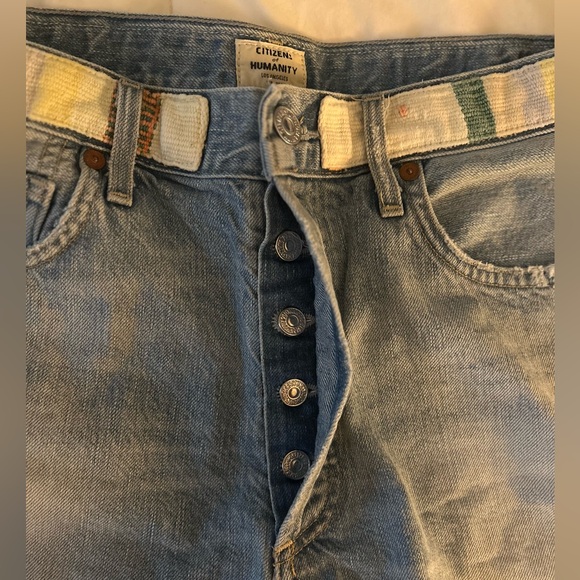 Citizens of Humanity high rise denim shorts - Picture 3 of 6